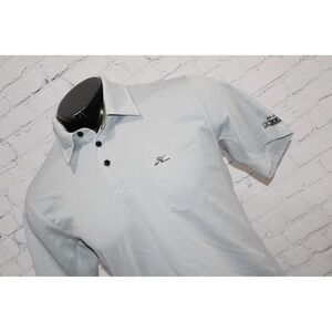 Hobie by Hurley Golf Polo Mens Medium Gray UPF 40 Performance Short Sleeve Shirt